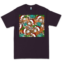 Plum santa skeleton christmas tumbler Premium Tee - Artiststas