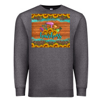 Charcoal Heather hairboss 200z skinny sunflowers leopard hairdresser Premium Sweatshirt - Artiststas