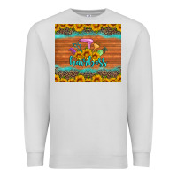 Dove Grey hairboss 200z skinny sunflowers leopard hairdresser Premium Sweatshirt - Artiststas