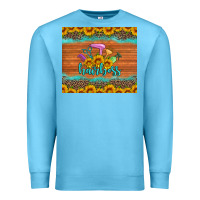 Ocean Blue hairboss 200z skinny sunflowers leopard hairdresser Premium Sweatshirt - Artiststas