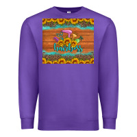 Purple hairboss 200z skinny sunflowers leopard hairdresser Premium Sweatshirt - Artiststas