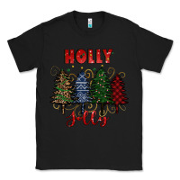 Black holly jolly Christmas trees Classic Tee - RanaPortraitStore