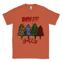 Holly Jolly Christmas Trees Classic Tee | Teevron