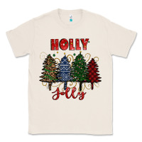 Natural holly jolly Christmas trees Classic Tee - RanaPortraitStore