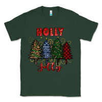 Sports Green holly jolly Christmas trees Classic Tee - RanaPortraitStore