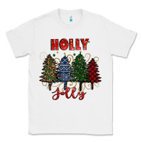 White holly jolly Christmas trees Classic Tee - RanaPortraitStore