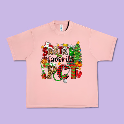 Santa's Favorite Pct Urban Heavy Tee Designed By Zillion Design Studio