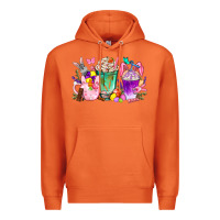 Carrot Easter coffee cups with Bunny Premium Hoodie - NancyCooperArtShop
