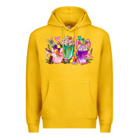 Lemon Easter coffee cups with Bunny Premium Hoodie - NancyCooperArtShop