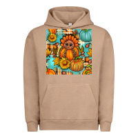 Pigment Burro thanksgiving turkey with tartan seamless pattern bbs Urban Hoodie - BundleAndBundleShop