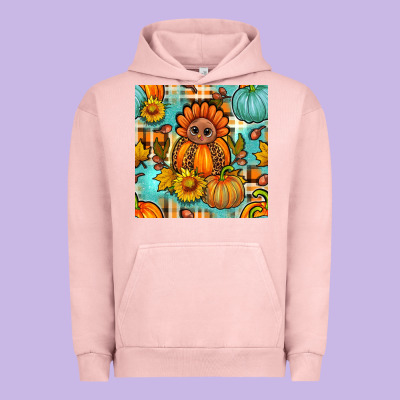 Thanksgiving Turkey With Tartan Seamless Pattern Bbs Urban Hoodie Designed By Bundleandbundleshop
