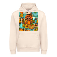 Sandshell thanksgiving turkey with tartan seamless pattern bbs Urban Hoodie - BundleAndBundleShop