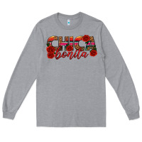 Heather Grey Chica Bonita Long Sleeve Tee - texasbilliewilder