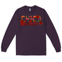 Plum Chica Bonita Long Sleeve Tee - texasbilliewilder