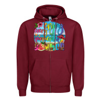 Burgundy enjoy every moment of summer Zipper Hoodie - HRA Design Shop