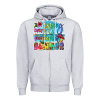 Heather Grey enjoy every moment of summer Zipper Hoodie - HRA Design Shop