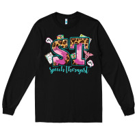 Black speech therapist Long Sleeve Tee - AdoDesignShop