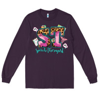 Plum speech therapist Long Sleeve Tee - AdoDesignShop