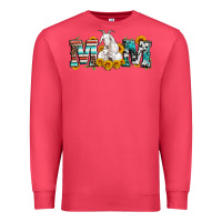 Cardinal goat mom serape leopard cowhide goat family Premium Sweatshirt - Artiststas