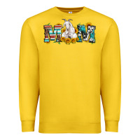 Lemon goat mom serape leopard cowhide goat family Premium Sweatshirt - Artiststas