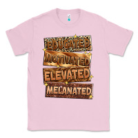 Bubblegum Pink Educated motivated elevated melanated Classic Tee - Zillion Design Studio