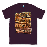 Plum Educated motivated elevated melanated Classic Tee - Zillion Design Studio