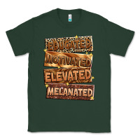Sports Green Educated motivated elevated melanated Classic Tee - Zillion Design Studio