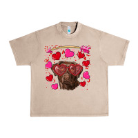 French Oak Valentine's day  labrador retriever Urban Heavy Tee - RanaPortraitStore