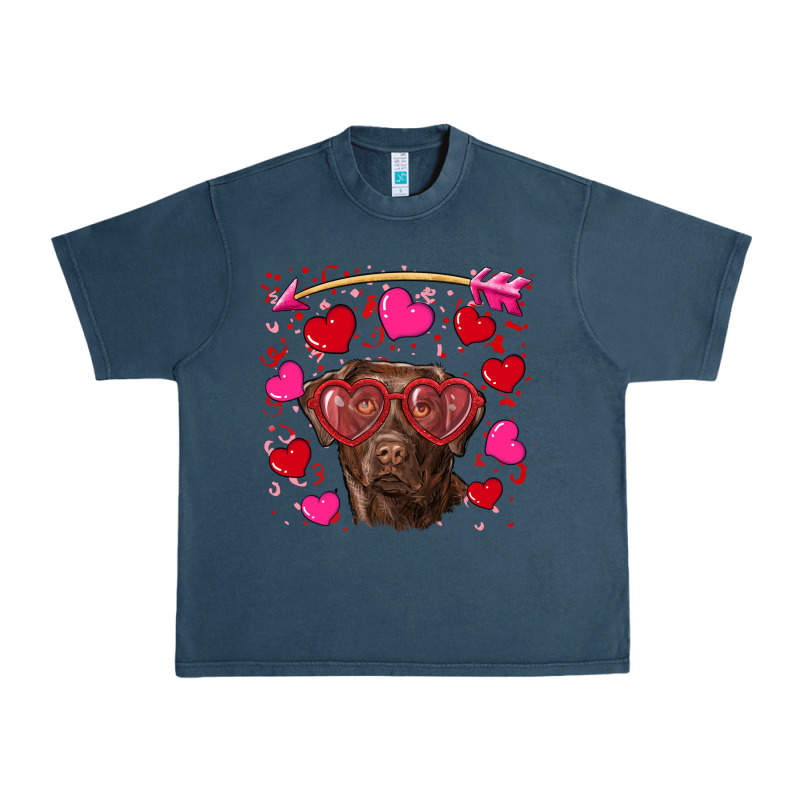 Valentine's Day  Labrador Retriever Urban Heavy Tee by RanaPortraitStore | Teevron
