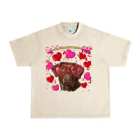 Sandshell Valentine's day  labrador retriever Urban Heavy Tee - RanaPortraitStore