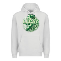 Dove Grey st. patrick's day lucky Premium Hoodie - MaliasSmallBusiness