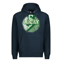 Navy st. patrick's day lucky Premium Hoodie - MaliasSmallBusiness