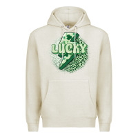 Oatmeal Heather st. patrick's day lucky Premium Hoodie - MaliasSmallBusiness