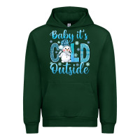 Forest Green baby it's cold outside bbs Urban Hoodie - BundleAndBundleShop