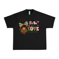 Black sorority colors its the self love for me afro woman2 Urban Heavy Tee - texasbilliewilder