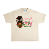 Sandshell sorority colors its the self love for me afro woman2 Urban Heavy Tee - texasbilliewilder