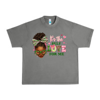 Sorority Colors Its The Self Love For Me Afro Woman2 Urban Heavy Tee | Teevron