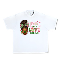 White sorority colors its the self love for me afro woman2 Urban Heavy Tee - texasbilliewilder