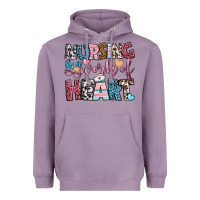 Lavender nursing is a work of heart Heavyweight Hoodie - BundleAndBundleShop