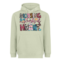 Matcha nursing is a work of heart Heavyweight Hoodie - BundleAndBundleShop