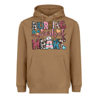 Toasted Coconut nursing is a work of heart Heavyweight Hoodie - BundleAndBundleShop
