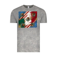 Cloud Rock American with mexican flag Vintage Tee - RanaPortraitStore