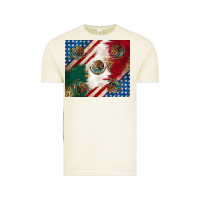 Vintage Arctic American with mexican flag Vintage Tee - RanaPortraitStore
