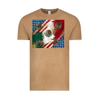 Vintage Camel American with mexican flag Vintage Tee - RanaPortraitStore