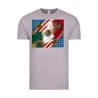 Vintage Zinc American with mexican flag Vintage Tee - RanaPortraitStore