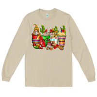 Mushroom mexican gnomes coffee cups Long Sleeve Tee - Zillion Design Studio