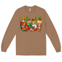 Toasted Coconut mexican gnomes coffee cups Long Sleeve Tee - Zillion Design Studio
