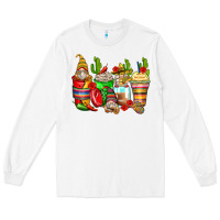 White mexican gnomes coffee cups Long Sleeve Tee - Zillion Design Studio