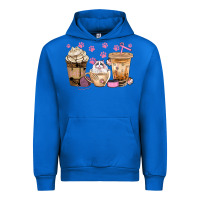 Cobalt cat coffee cups with paw bbs Urban Hoodie - BundleAndBundleShop