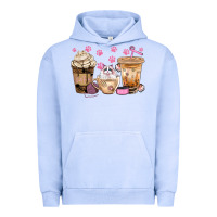 Pigment Grape Ice cat coffee cups with paw bbs Urban Hoodie - BundleAndBundleShop